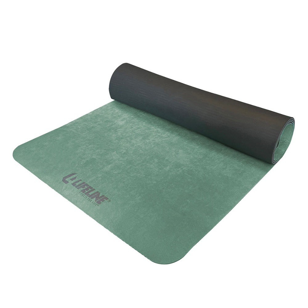 Natural TPE Suede YOGA MAT Heathyoga PRO Yoga Mat with Body Alignment Lines  Slip-resistant Comfortable Fitness Mats