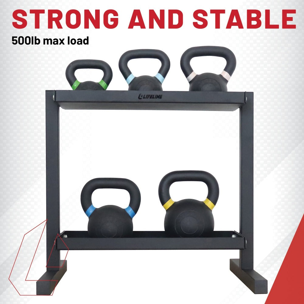 Weight and kettlebell rack sale