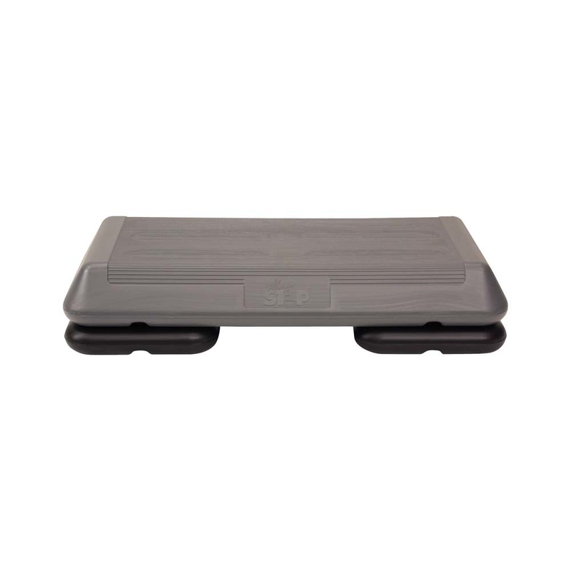 The Step Circuit Size Platform with Two (2) Freestyle Risers - Grey