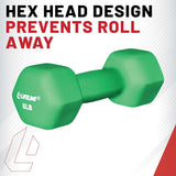 Lifeline Hex Neoprene Dumbbell - 10lb_5