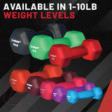 Lifeline Hex Neoprene Dumbbell - 1lb_4