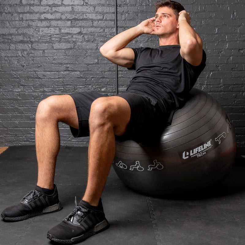 Lifeline Fitness Exercise Ball - Exercise Equipment for Home Gym, Idea
